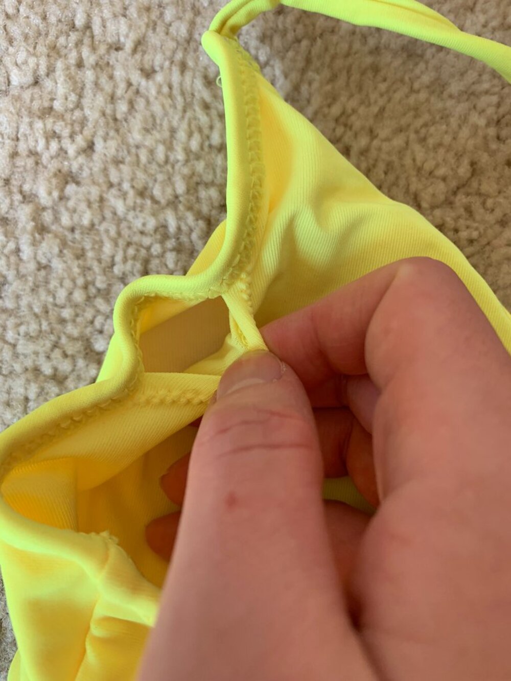 Aerie One-Piece High-Rise Strappy Swimsuit, Yellow, size S NWOT - Picture 7 of 7